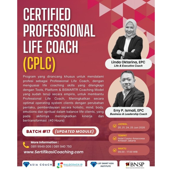 CPLC (CERTIFIED PROFESSIONAL LIFE COACH) 